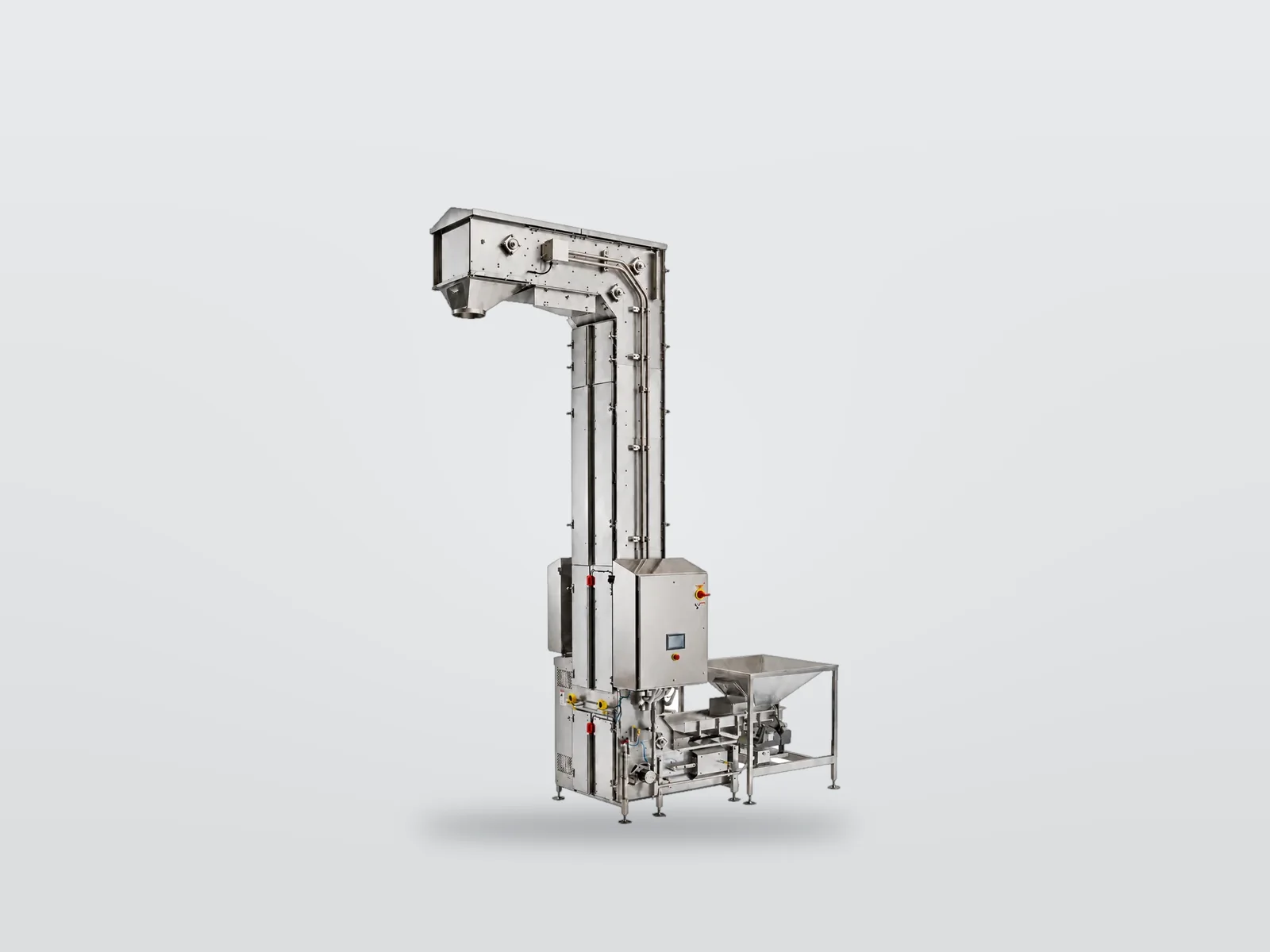 Hygienic pendulum bucket conveyor