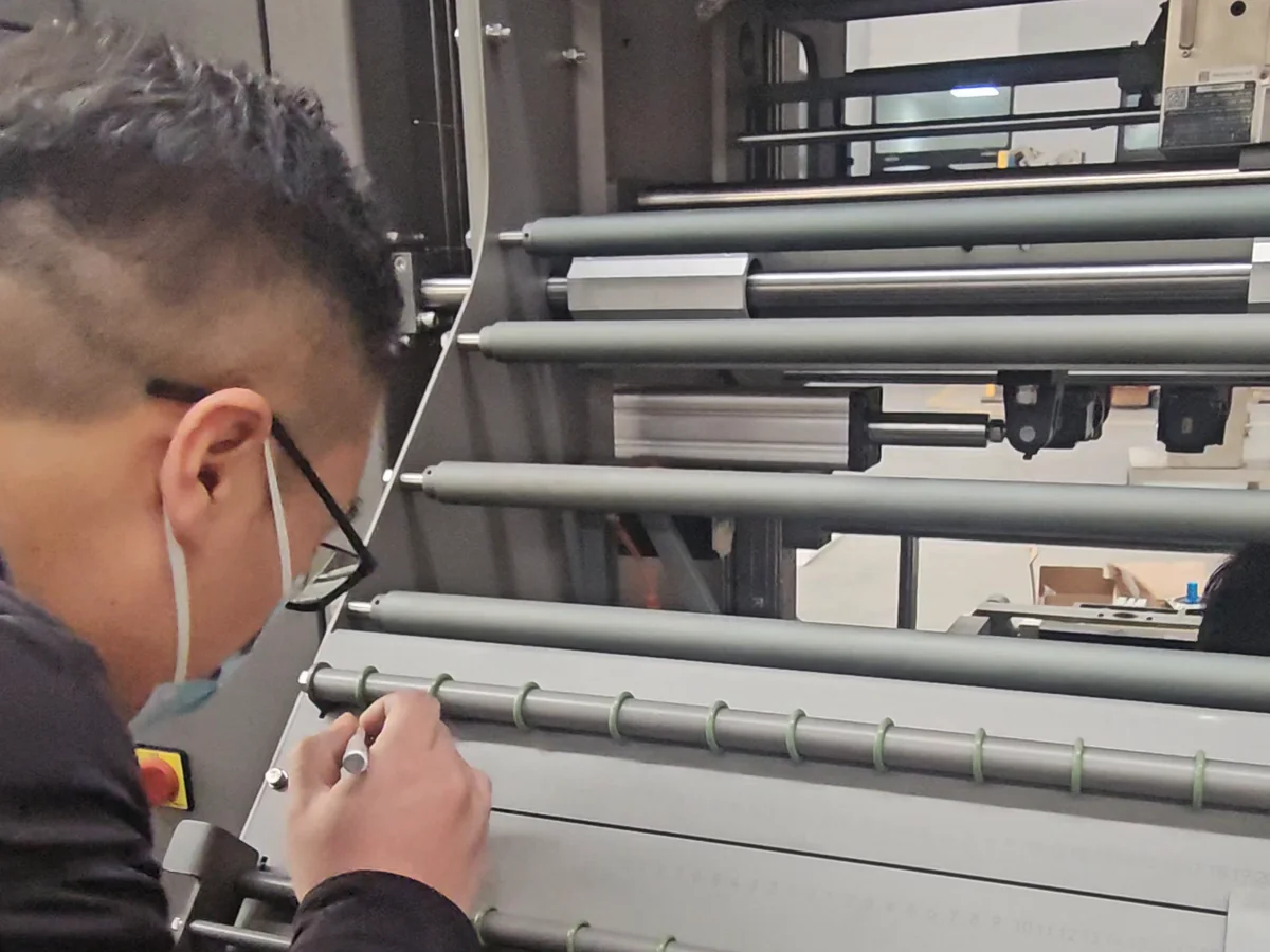 Assembling a vertical form fill seal machine