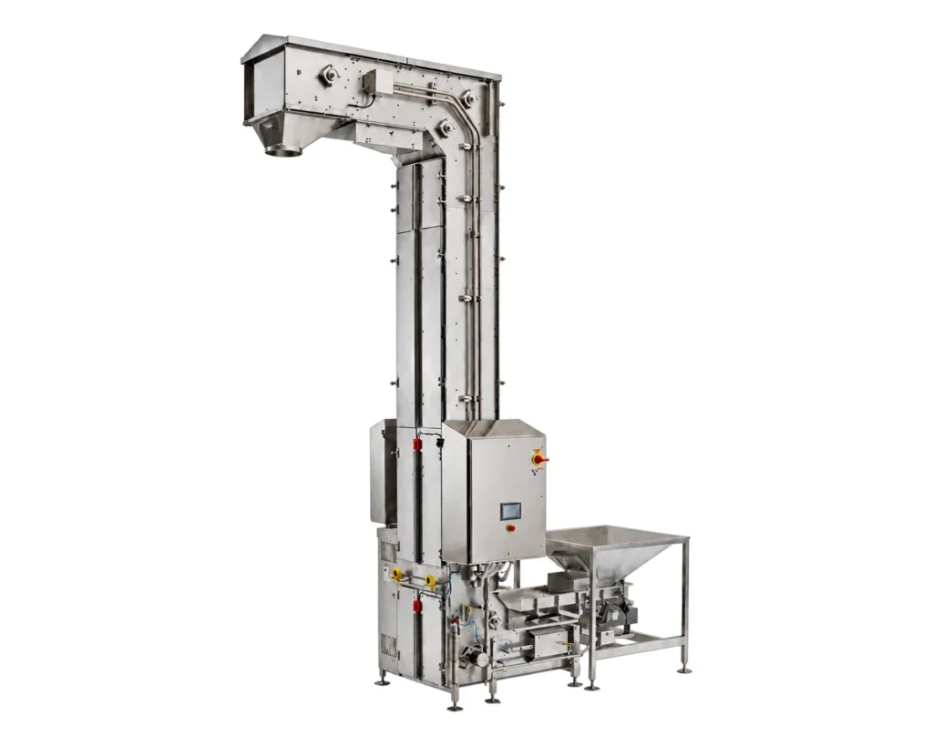 Hygienic pendulum bucket conveyor
