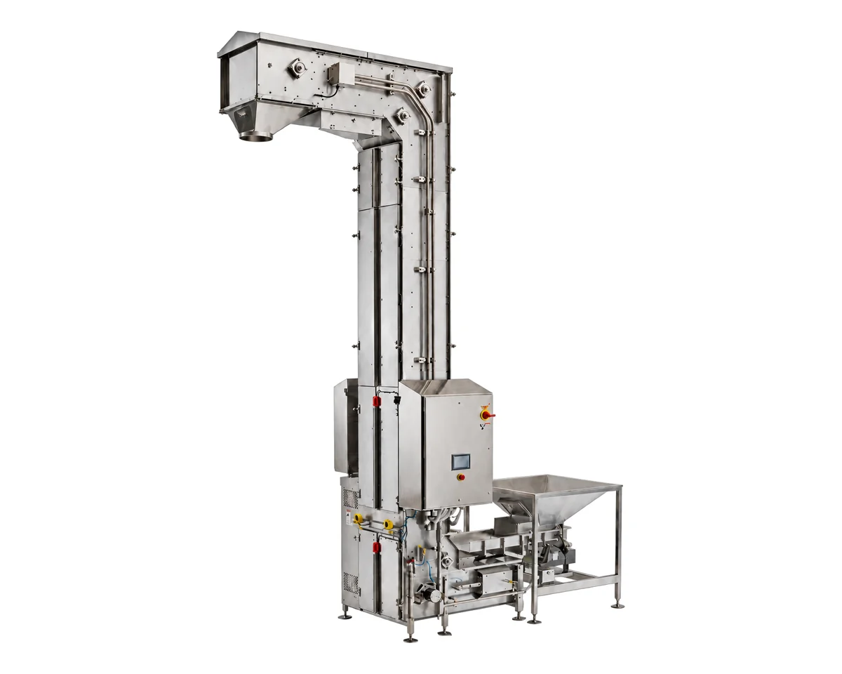 Hygienic pendulum bucket conveyor (Z-type bucket elevator)