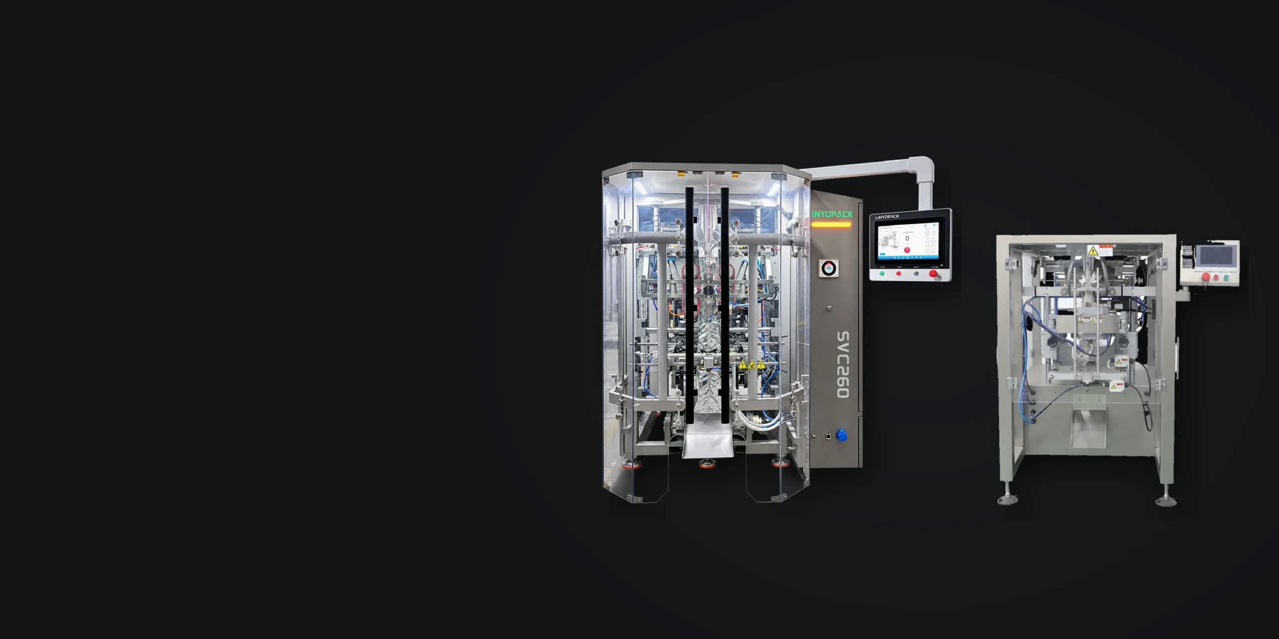 SVC260 continuous-motion VFFS and VP Series compact VFFS