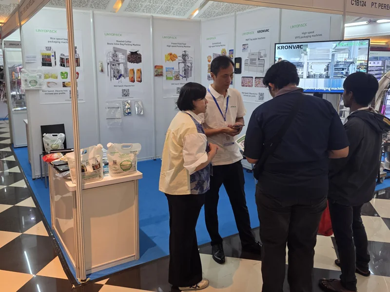LINYOPACK booth at Packaging expo, Jakarta