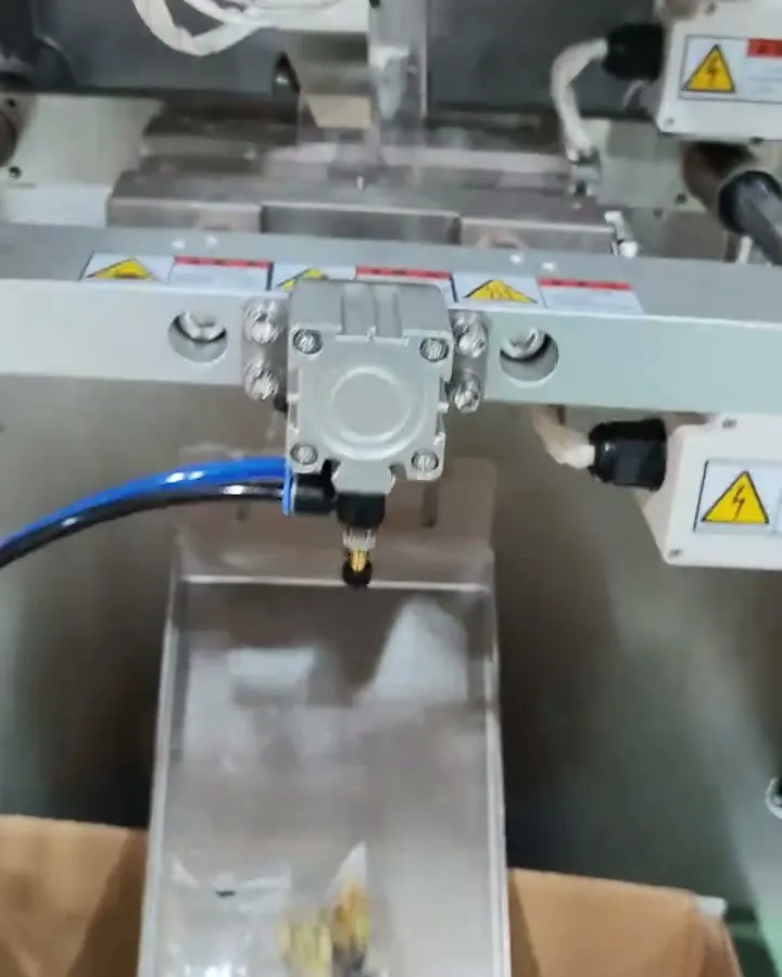 VP Series filling bags in our workshop